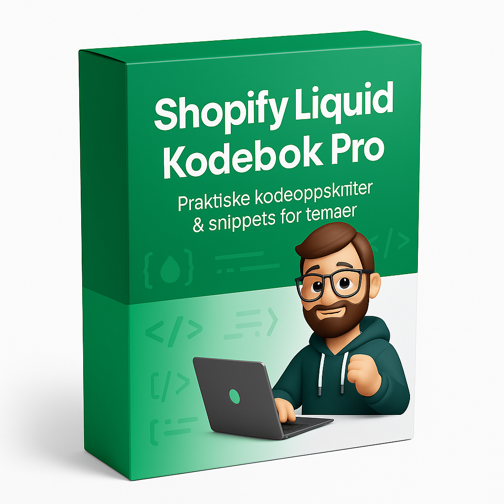 Shopify Liquid Kodebok PRO